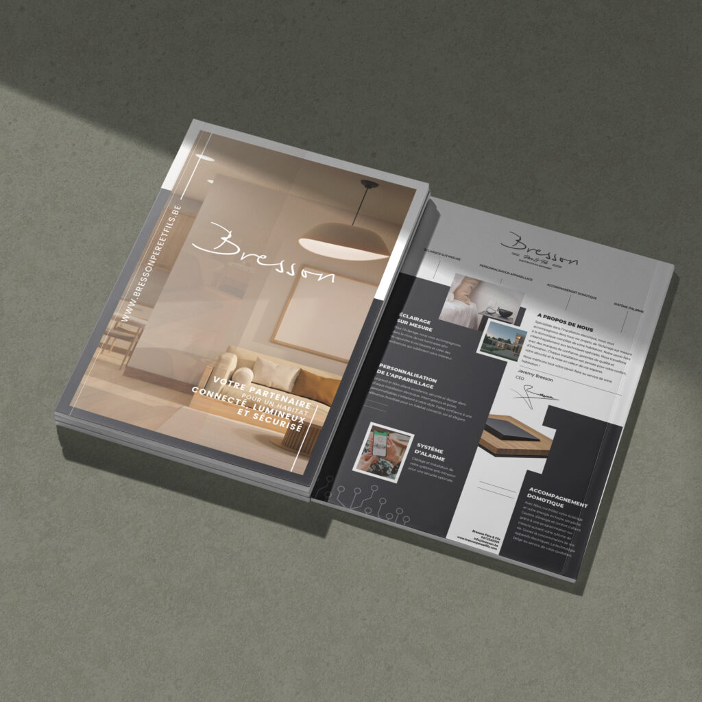 Brochure professionnelle – création graphique et mise en page