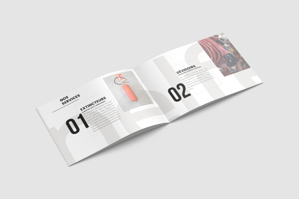 Brochure professionnelle – création graphique et mise en page